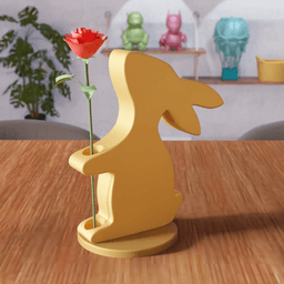 Easter Bunny Floral Stand 3d model