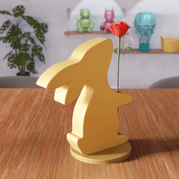 Easter Bunny Floral Stand 3d model