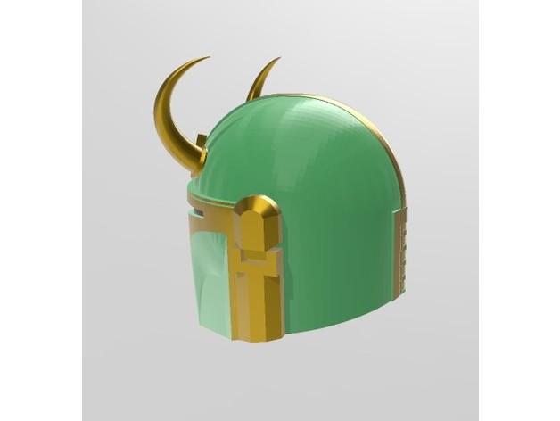 Another Loki Mandalorian Helmet 3d model