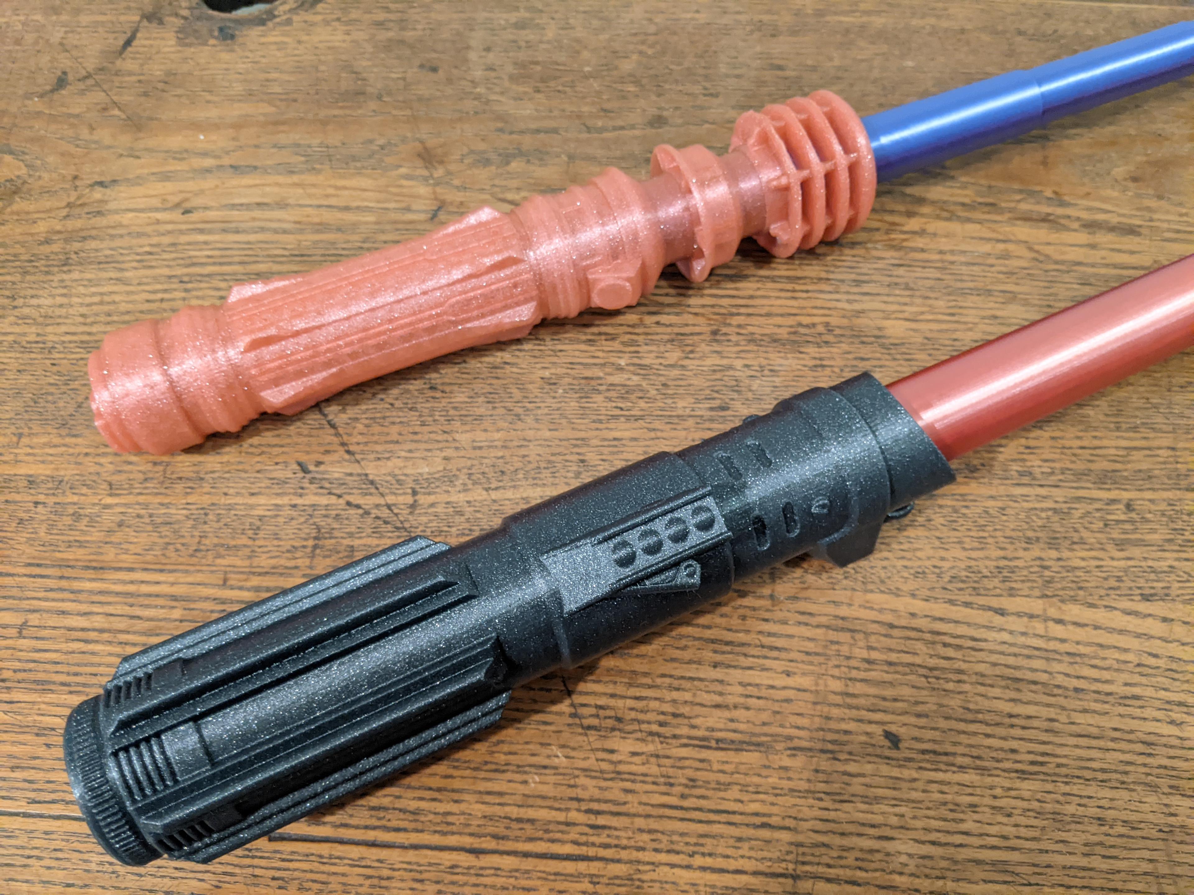 Leia's Dual Extrusion Collapsing Lightsaber  3d model