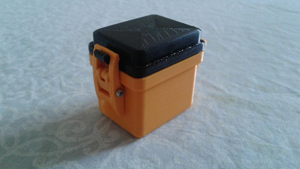 GOPRO waterproof 2x battery case 3d model