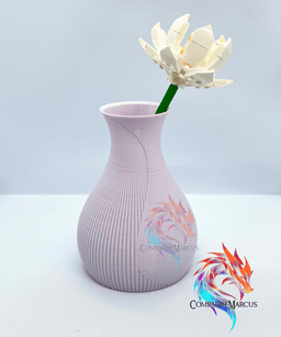 Modern Vase set of 2 / no supports / 3mf included 3d model