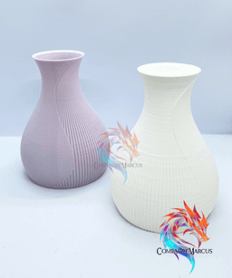 Modern Vase set of 2 / no supports / 3mf included 3d model