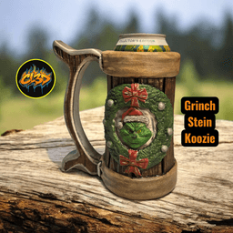 Tavern Stein - Grinch in Wreath - 12oz and tallboy 3d model