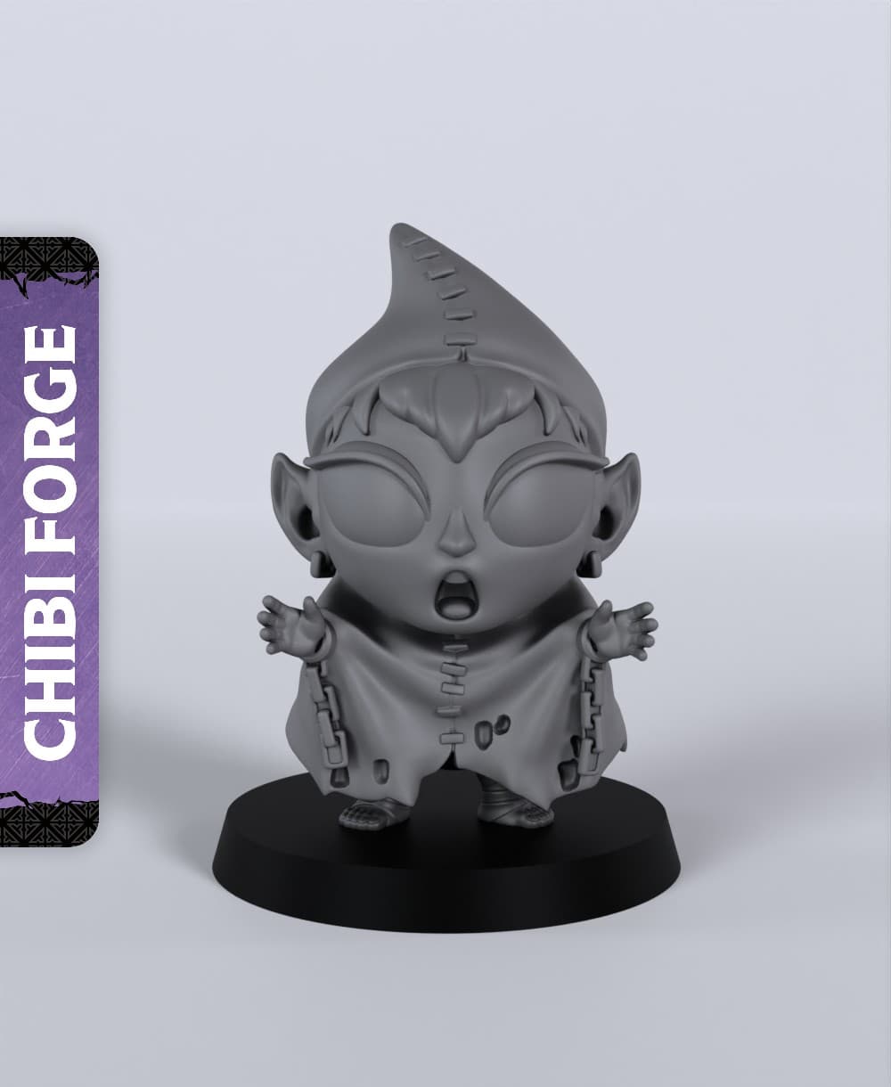 Male Elf Cleric - With Free Dragon - 5e DnD Inspired for RPG and Wargamers 3d model