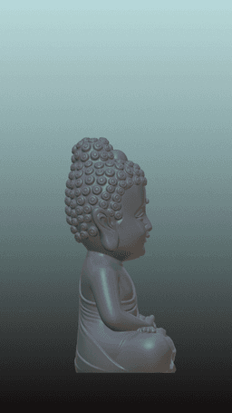 ZenMini: The Little Buddha (Sovereign Wild: Chibi Buddha Edition. 3d model