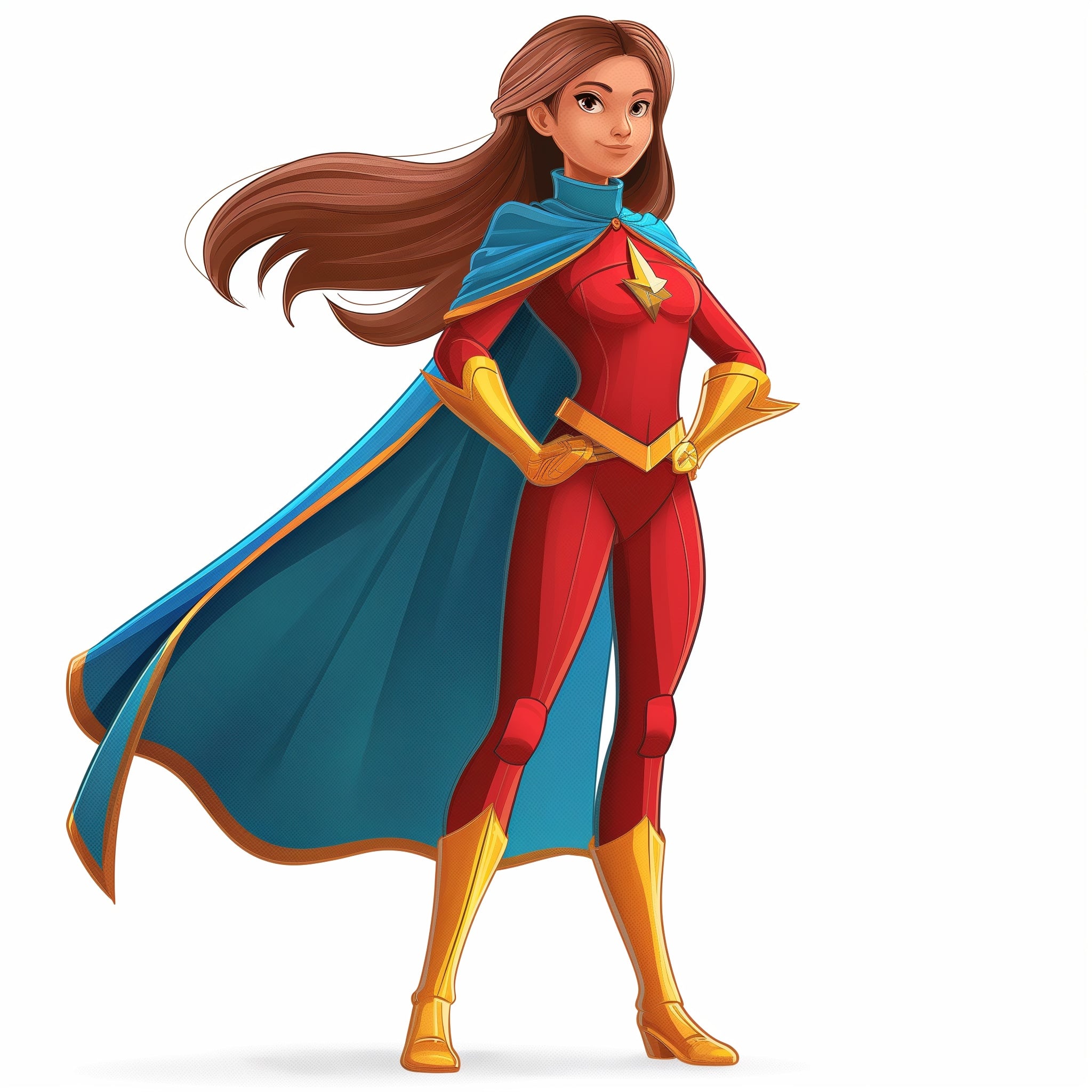 Female Superhero Color Aware: Color Shifting Tutorial 3d model