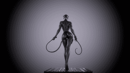 The Shadow Feline — Catwoman Collectible 3d model