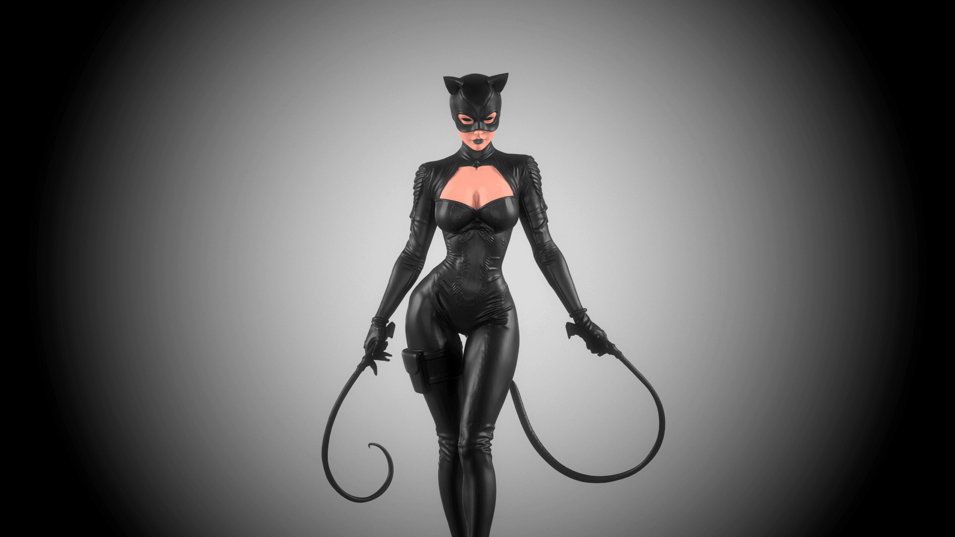 The Shadow Feline — Catwoman Collectible 3d model
