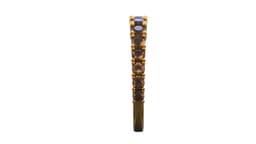 Smoky Quartz Gold Band 3d model