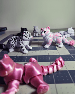 3DL Snow Leopard 3d model