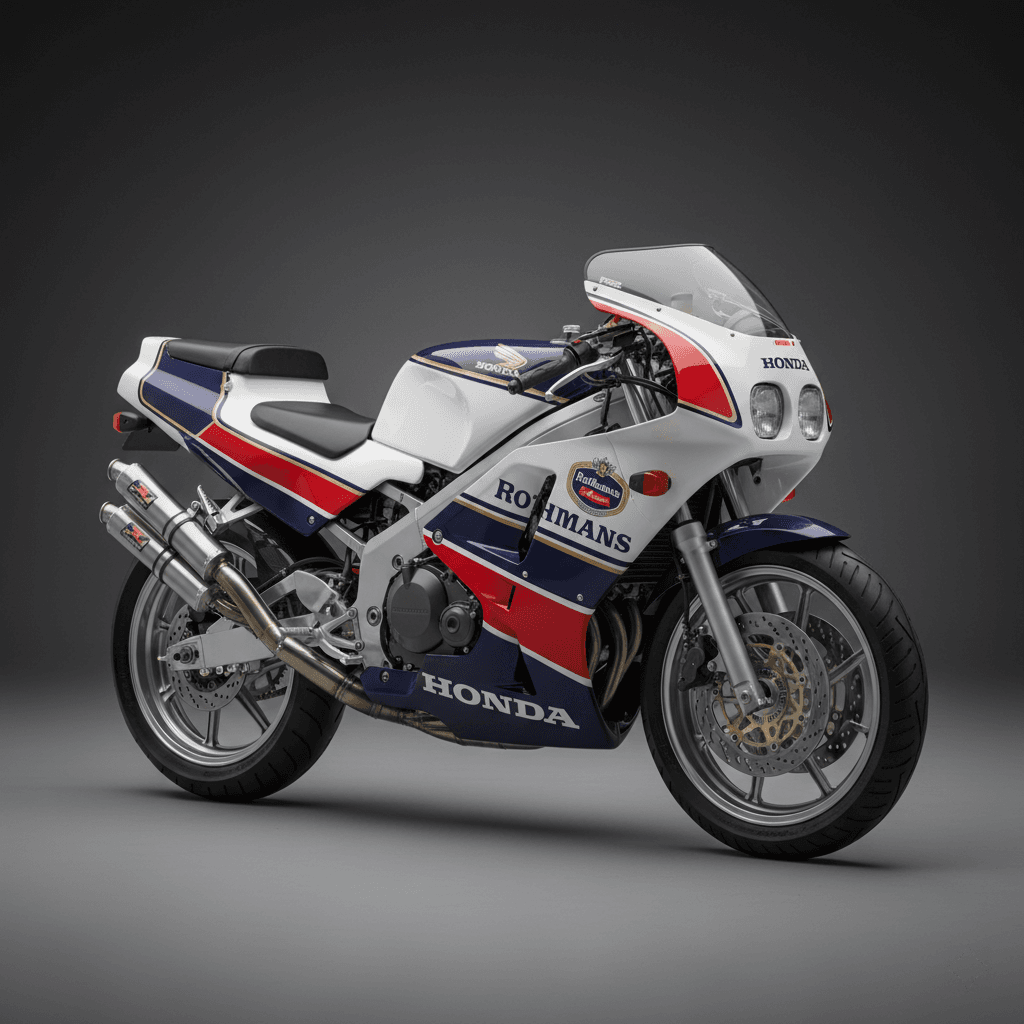 Honda NSR250R TwoStroke Racing Motorcycle 3d model