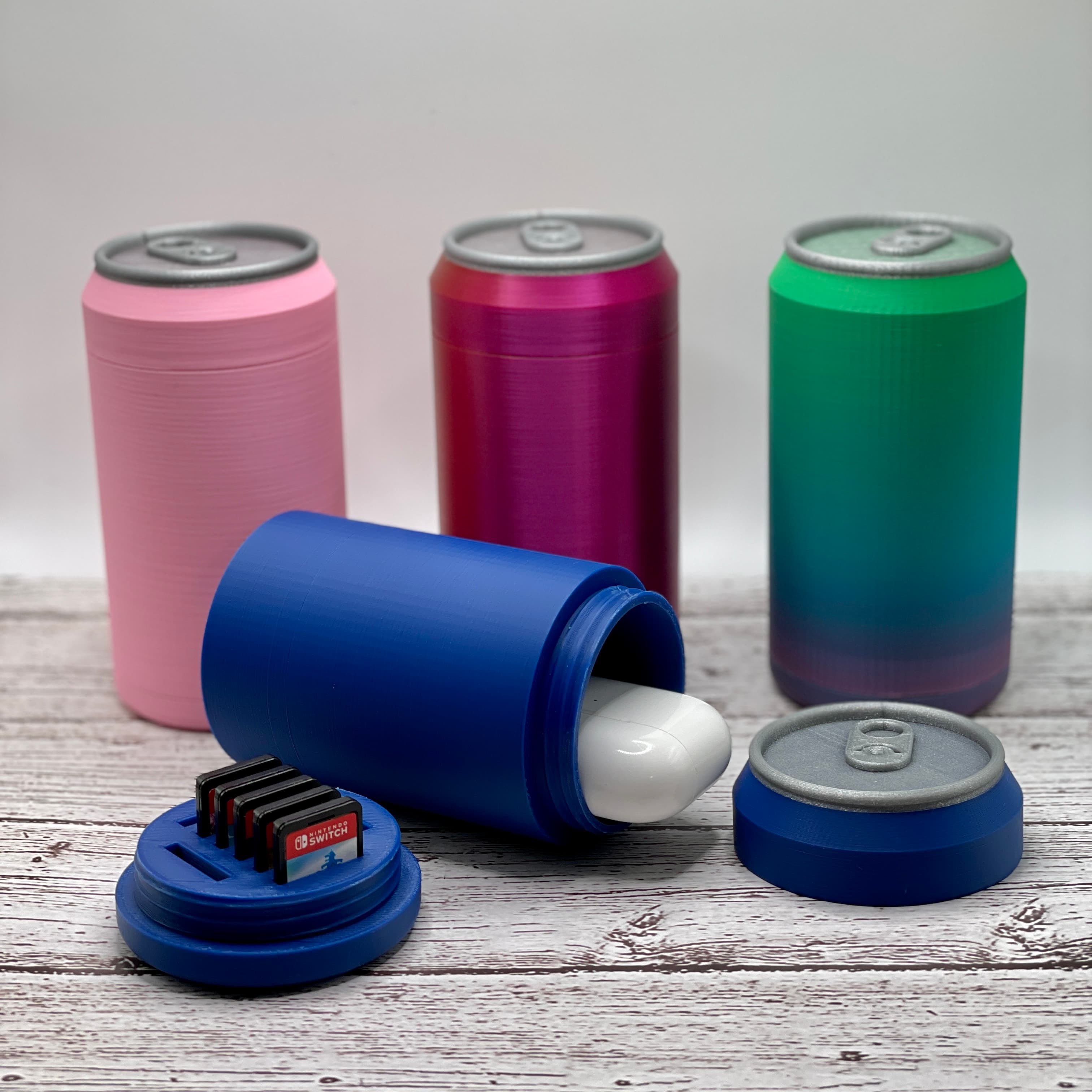 Soda Can Game Holder and Container 3d model