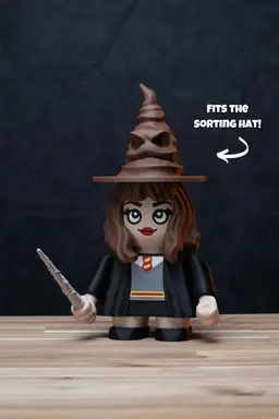 Hermione Chunker - Harry Potter Kit | No Supports, No AMS, No Glue 3d model