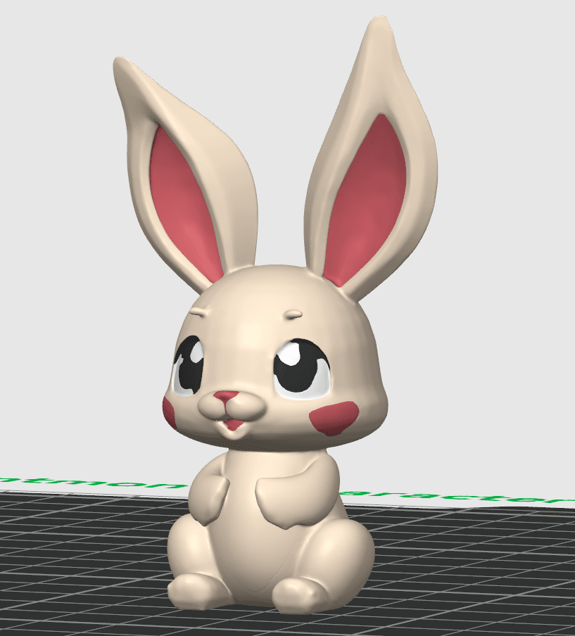 Cute Rabbit 3d model