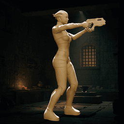 Mass Effect Liara 3d model