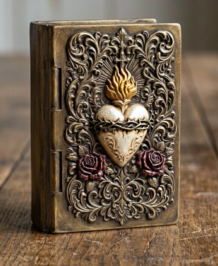 Sacred Heart Book Box 3d model