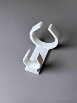 Wall-Mounted Milk Frother Holder 3d model