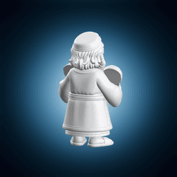 Moses Holding Stone Tablets 3d model