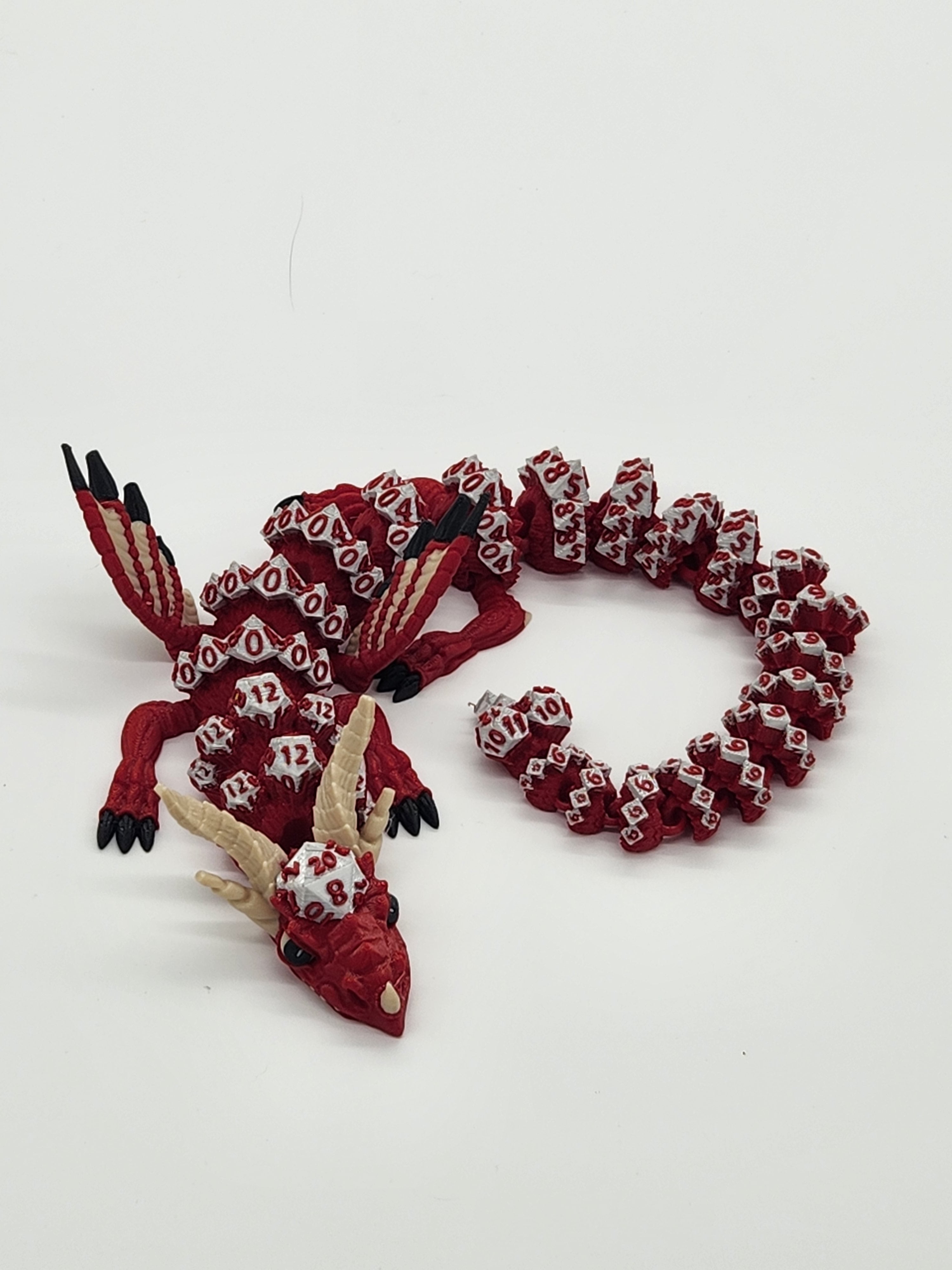 Pre-painted Dice Dragon 3d model