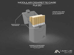 Modular Cigarette Case 3d model