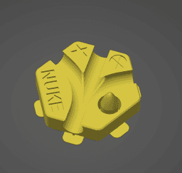 Hextraction - The Nuke Tile 3d model