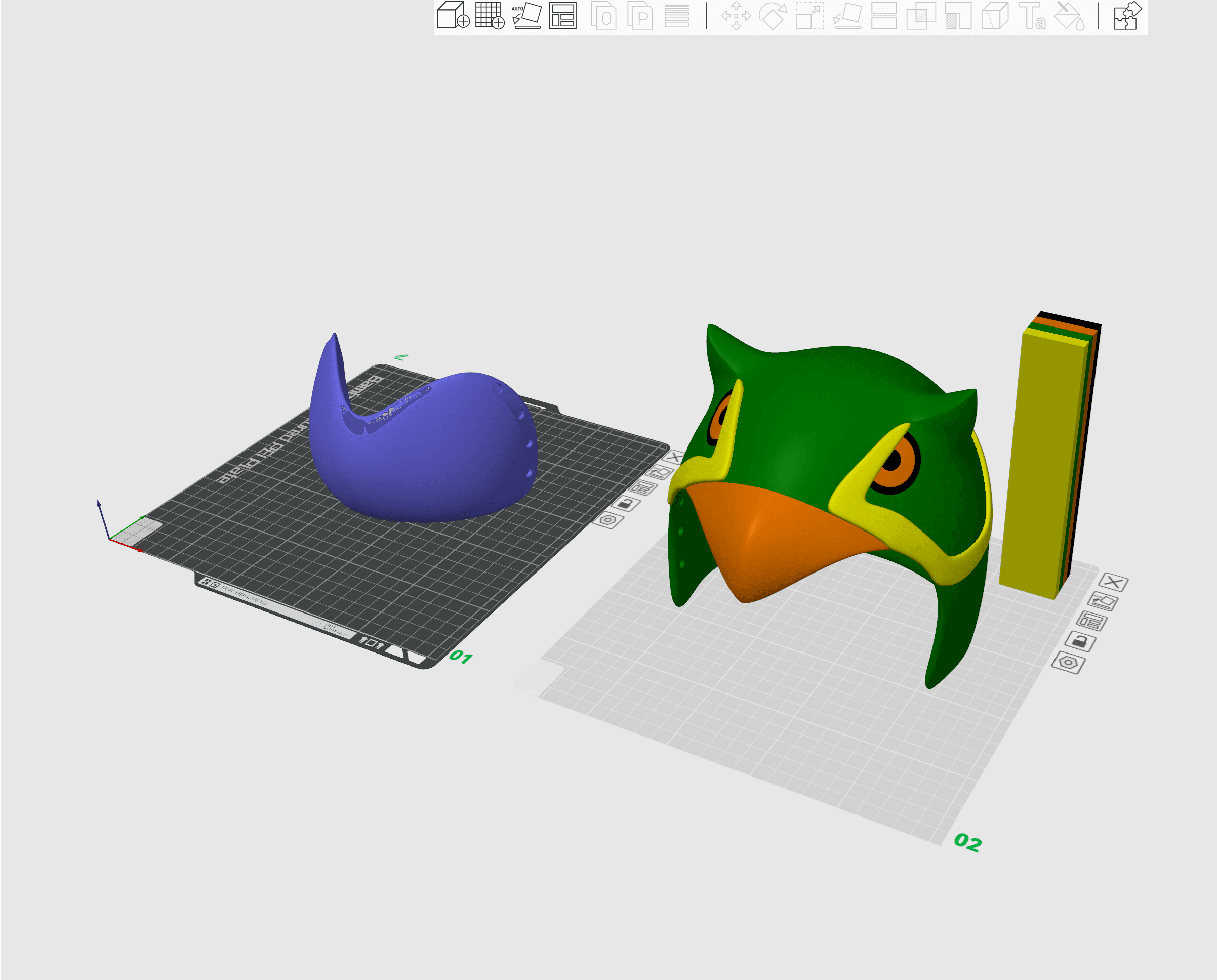 Gatchaman Tiny Helmet 3d model