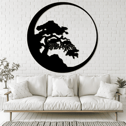 Bonsai 2D Wall Art/Window Art 3d model