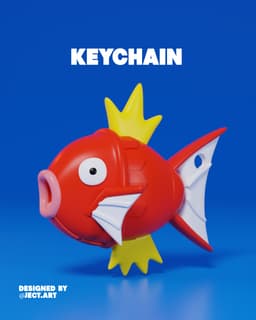Magikarp Mini Flexible – Modelo 3D 3d model