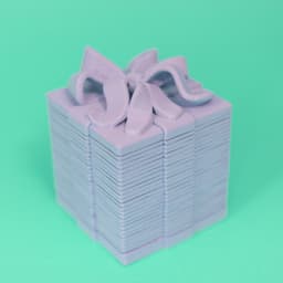 Springo Gift Box (Single Color Version) 3d model