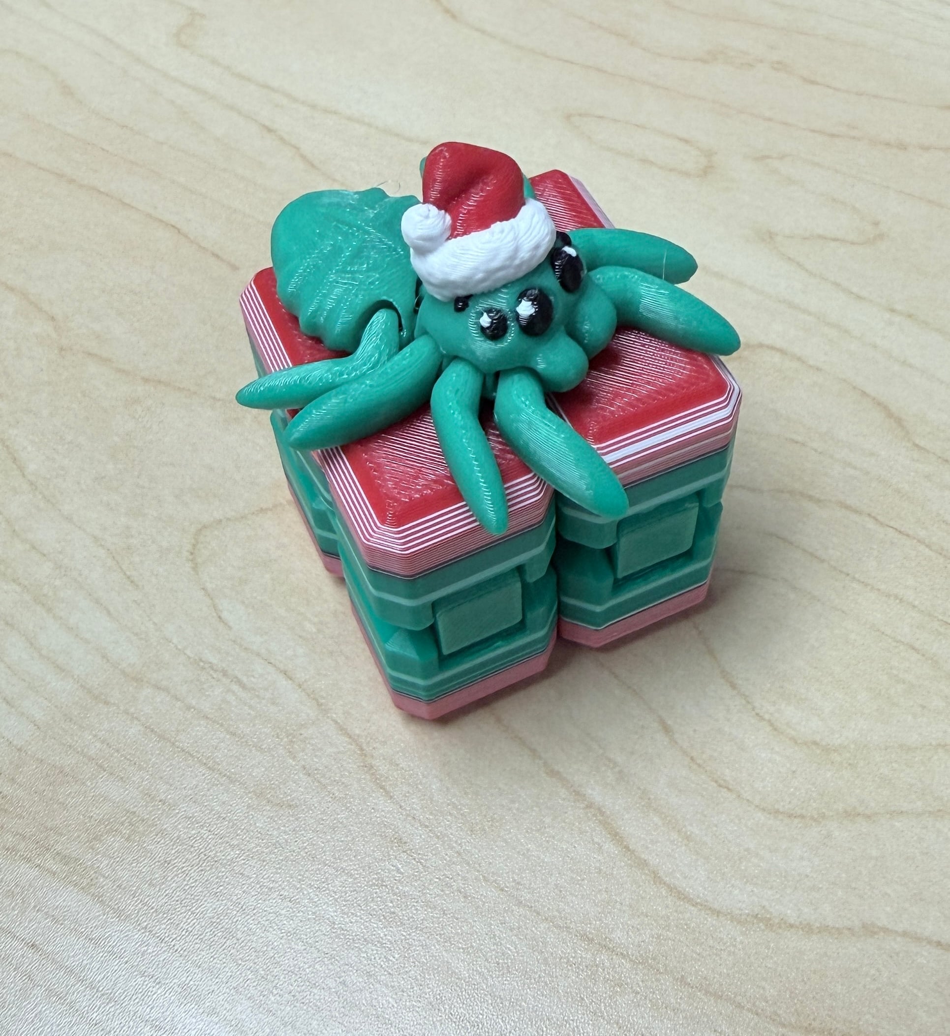 Sitting on his Purge Infinity Cube. So cute!