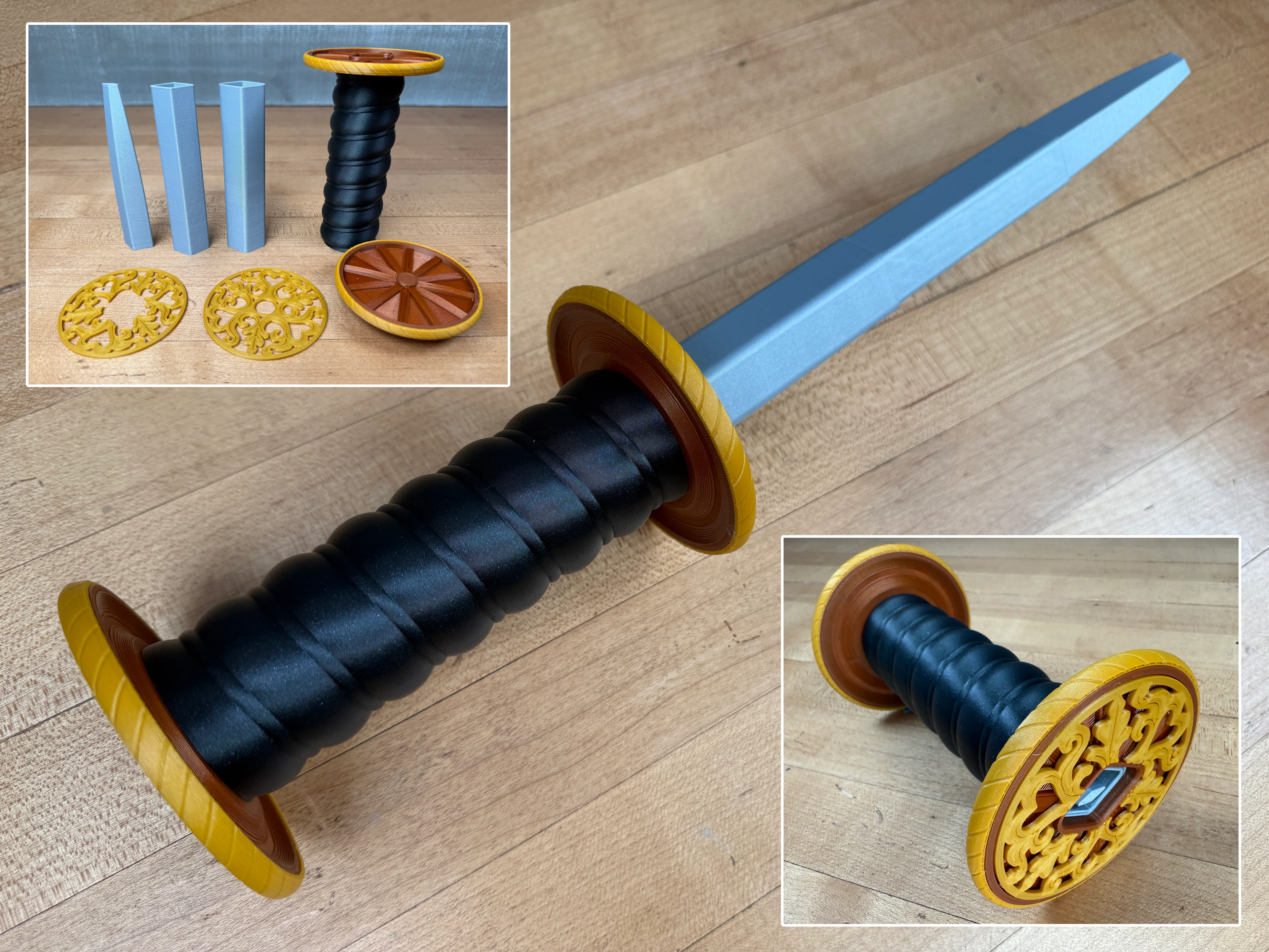 Collapsing Rondel Dagger #2 3d model
