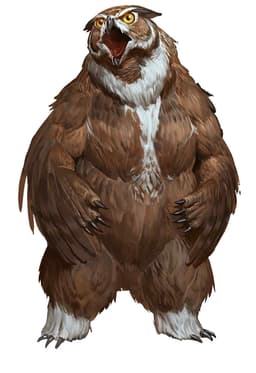 Owlbear through the ages- Pathfinder 2nd Edition 3d model