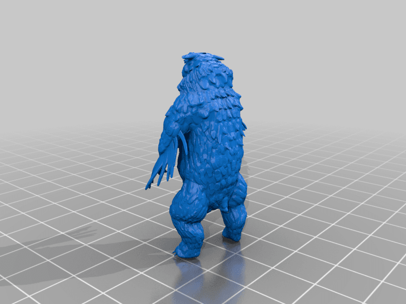 Owlbear through the ages- Pathfinder 2nd Edition  3d model