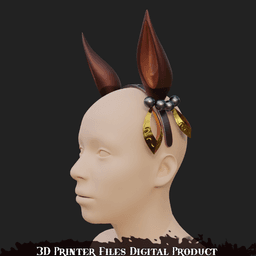 Seeking The Pearl Ears and Head Accessories Uma musume: Pretty Derby 3d model