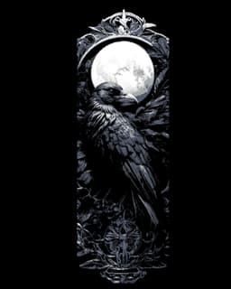 Crow and the Midnight Moon - Set of 3 Bookmarks - Updated Files 3d model