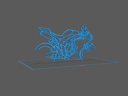 Yamaha - R1 2015 Wall Art 3d model