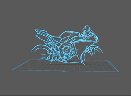 Yamaha - R1 2015 Wall Art 3d model