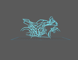 Yamaha - R1 2015 Wall Art 3d model