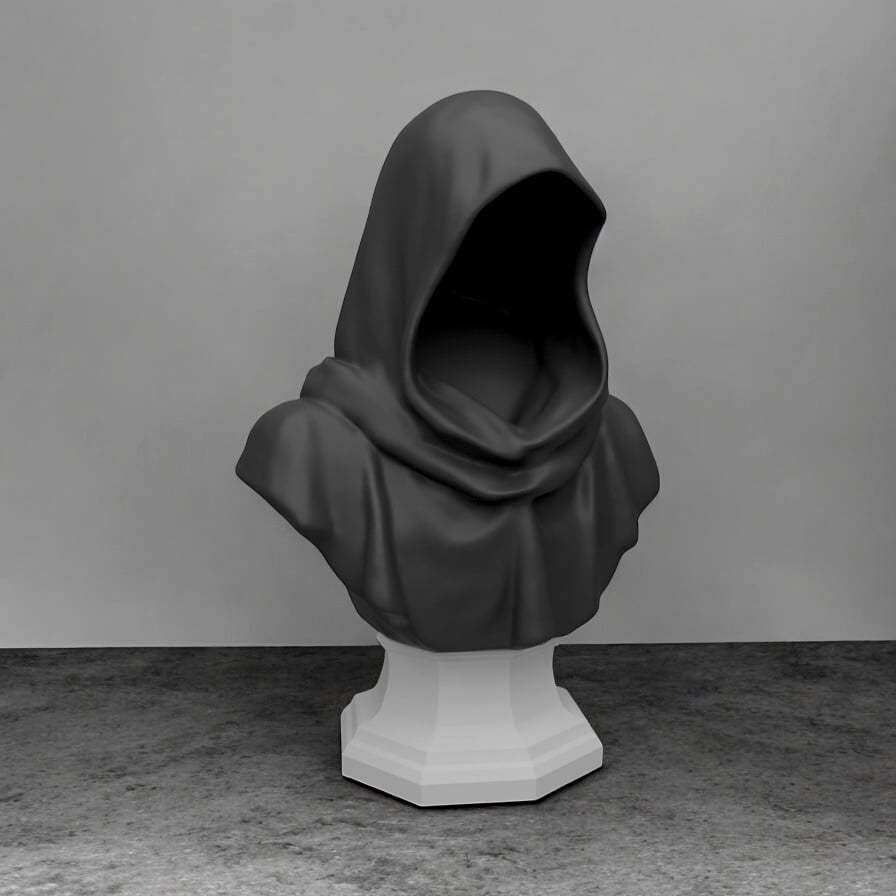 Shrouded Spirit Bust 3d model