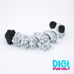 Snow Leopard Flexi + Keychain (Exclusive) 3d model