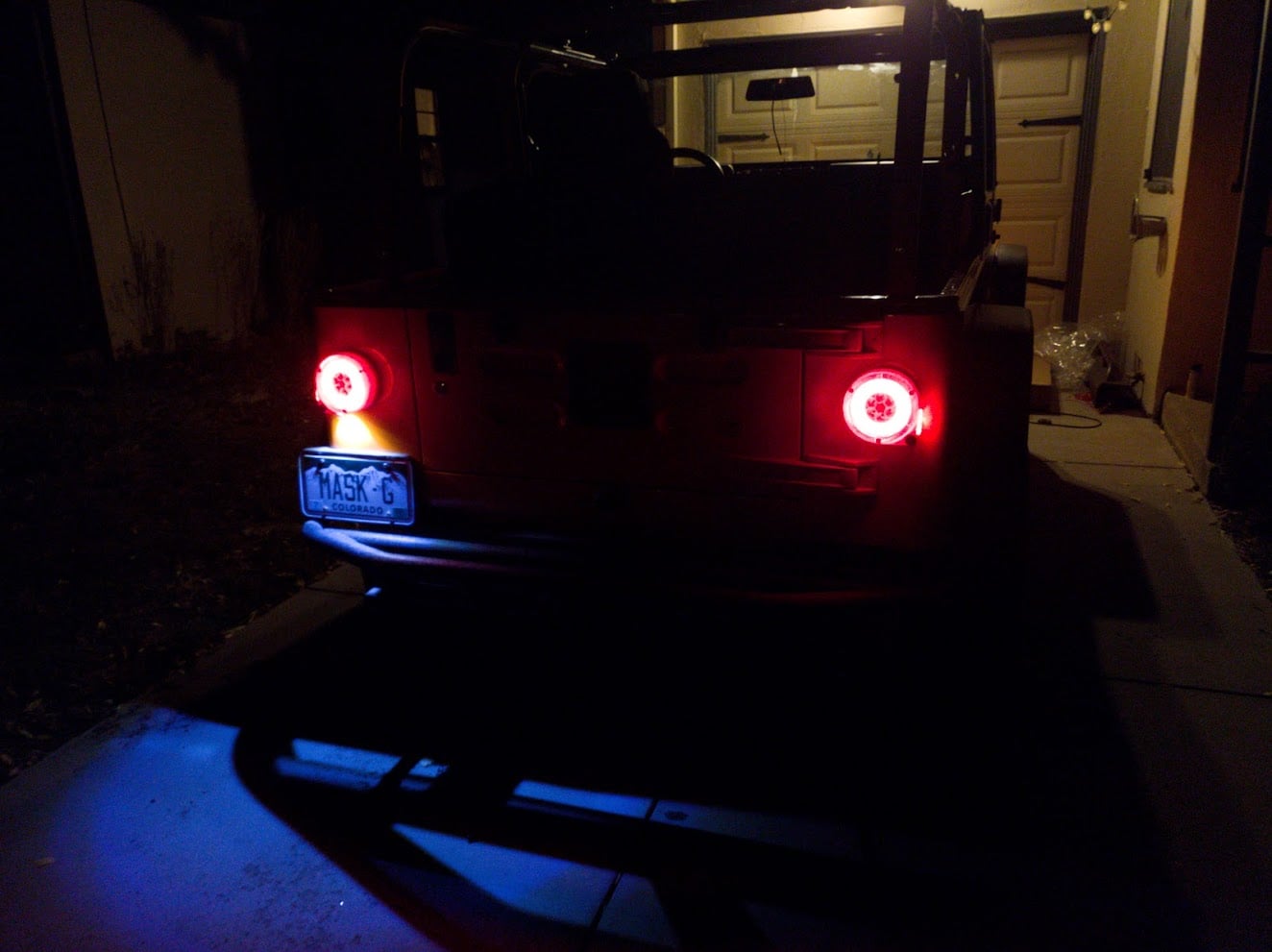 Custom Tail Light Jeep TJ YJ CJ 3d model