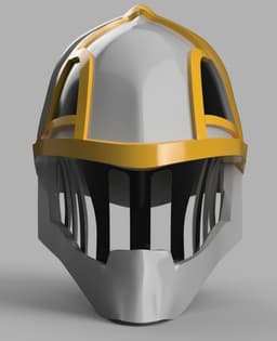 Iron Musketeer's Helmet (Final Fantasy XI) 3d model