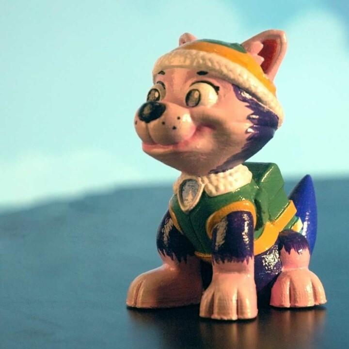 Everest from Paw Patrol 3d model