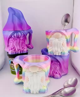Gnome Ice Cream Pint Holder 3d model