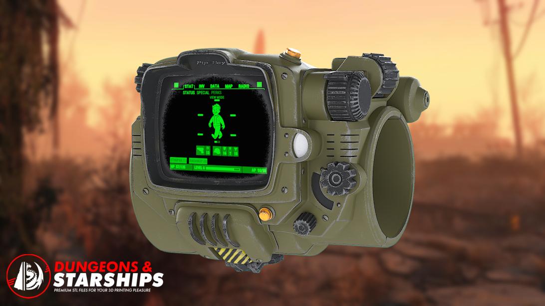 Pip Boy - Fallout 3d model