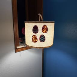 Easter Egg Lamp Shade Ornaments | 4-Pattern Collection | Member Exclusive | R7Makers 3d model