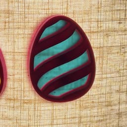 Easter Egg Lamp Shade Ornaments | 4-Pattern Collection | Member Exclusive | R7Makers 3d model