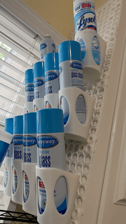 MultiBoard Angled Spray Can Holder 3d model