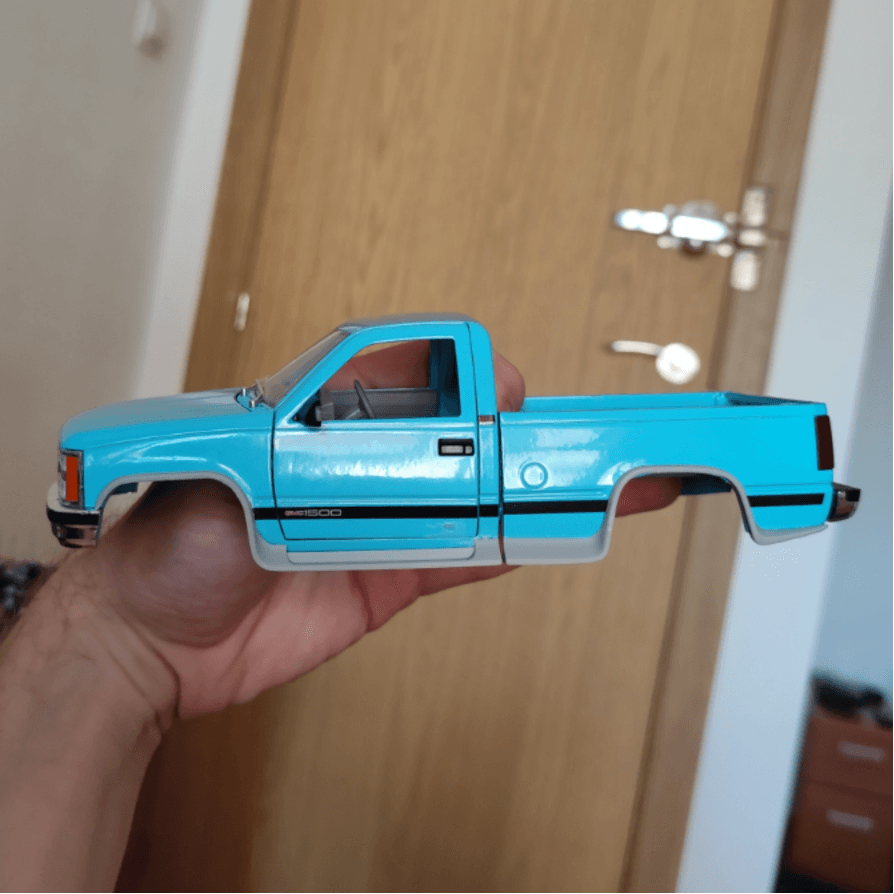 M2 Chevrolet Silverado obs Choo Choo kit 1/24 3d model
